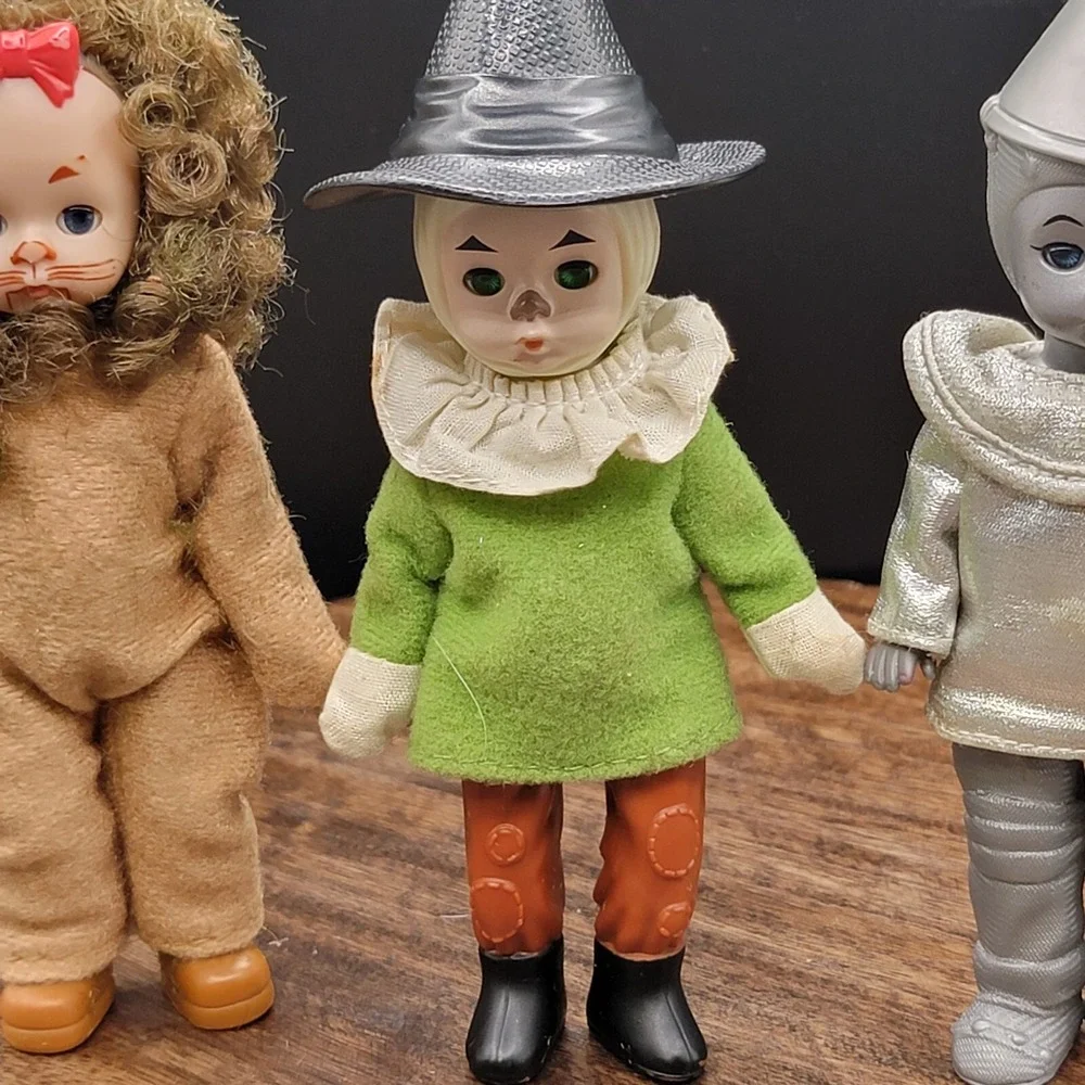 Madame Alexander Wizard of Oz Scarecrow Tin Man Cowardly Lion